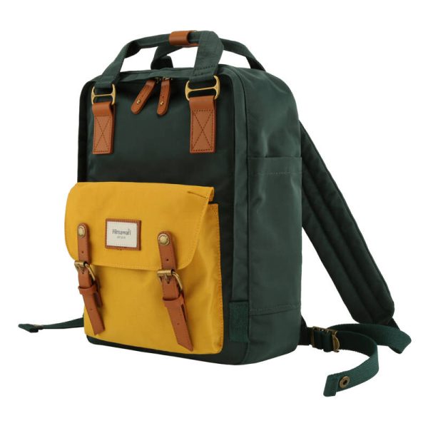 Himawari 188L 14'' laptop backpack (green-yellow) — изображение 2