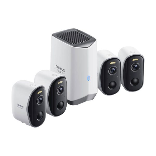 N1 Baseus 2K security camera set of 4 (white) - Image 3