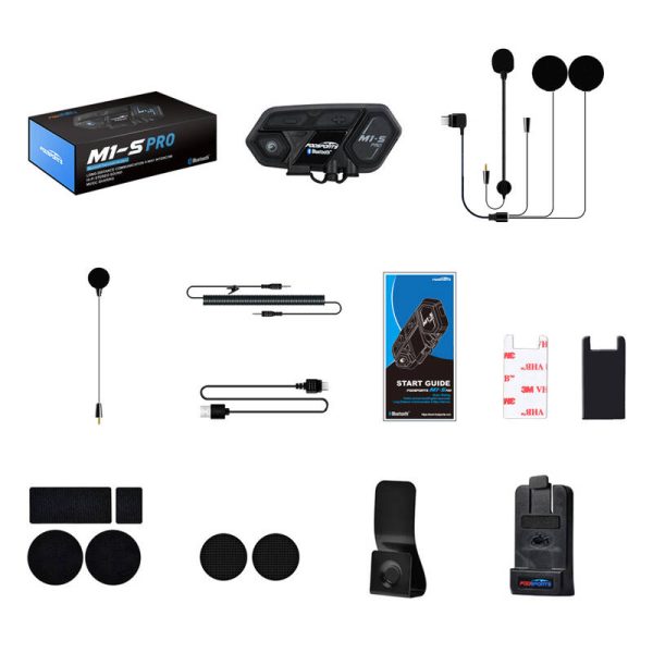 Fodsports M1-S Pro motorcycle intercom (black) - Image 3