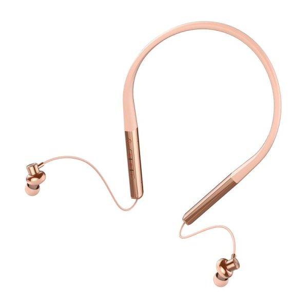 LDNIO N01 wireless neckband headphones (rose gold) — изображение 5