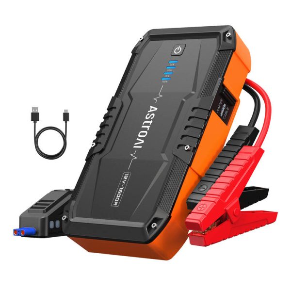 3 in 1: Jump starter + Power bank + SOS lights pea AstroAI S8 - Image 2
