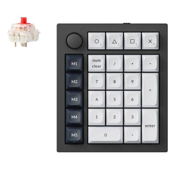 Keychron Q0 Max RGB Wireless Numeric Keyboard, Red Switch (Black) [Q0M-M1]. - Image 2