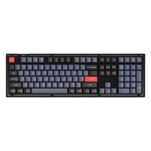 Keychron V6 RGB Brown Switch Wired Mechanical Keyboard (matte black) [V6-C3].