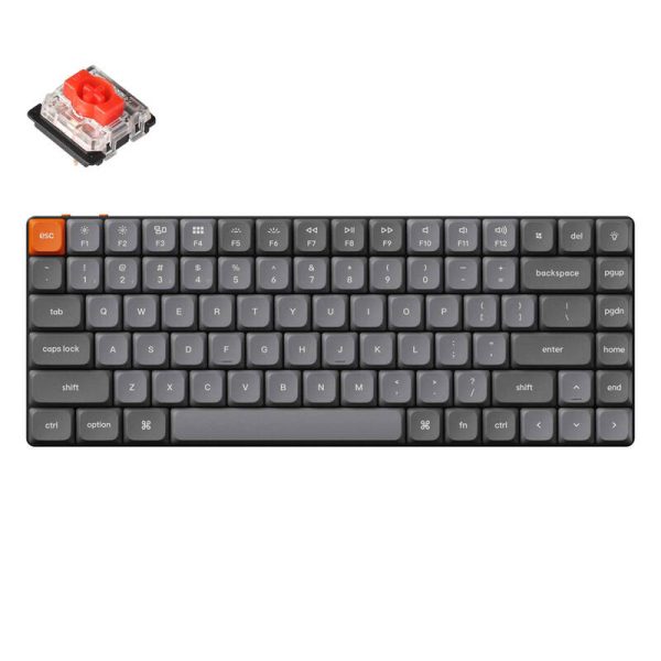 Keychron K3 Max RGB Wireless Mechanical Keyboard, Low Profile, Red Switch (Black) [K3M-H1]. - Image 2