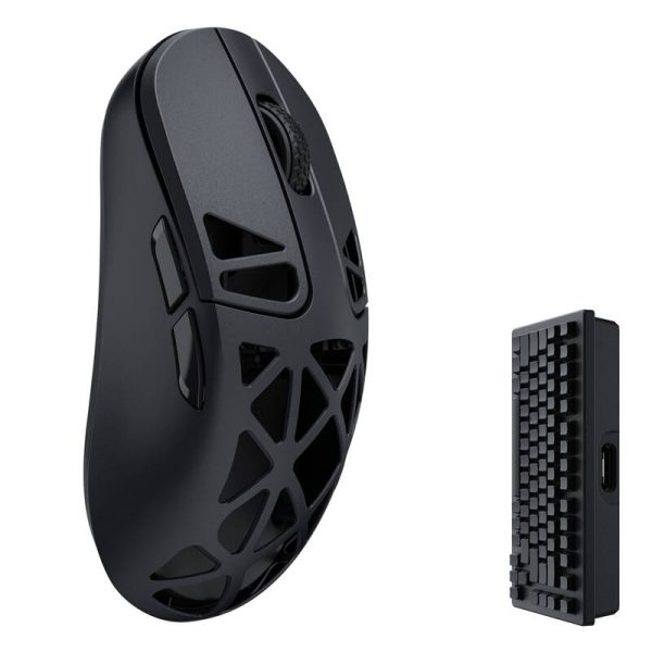 Keychron M3 Mini 4000Hz Metal Wireless Gaming Mouse (Black) [M3M-A7]. - Image 2
