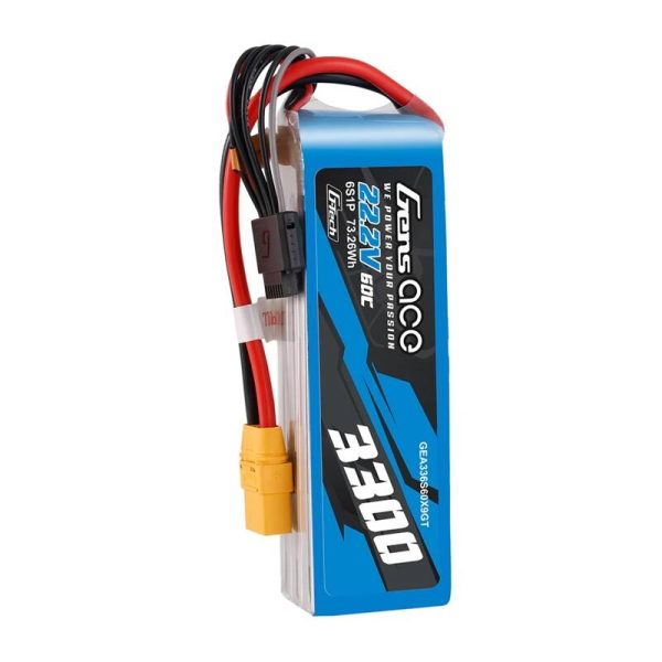 Accumulator Lipo Gens Ace G-Tech 3300mAh 22.2V 60C 6S1P XT90 - Image 4