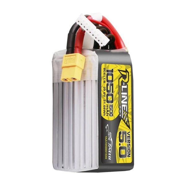 Lipo Tattu R-Line Version 5.0 1050mAh 29.6V 8S 150C battery with XT60 connector - Image 2