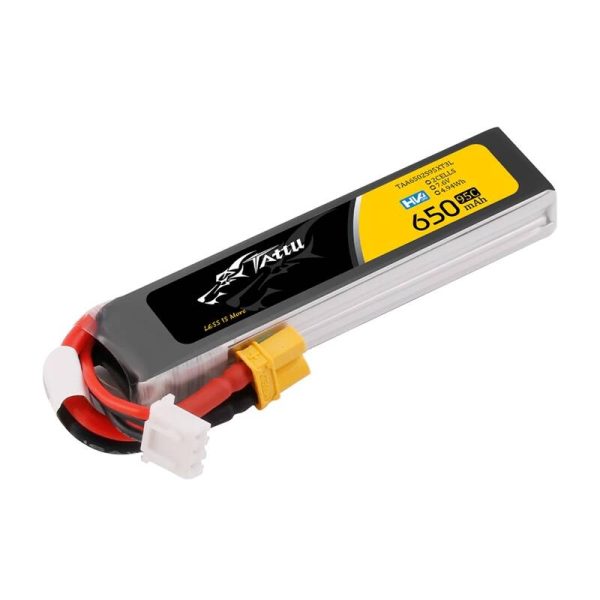 Accumulator Lipo Tattu 2s 650mAh 95C 7.6V HV z XT30 Long-Pack - Image 2