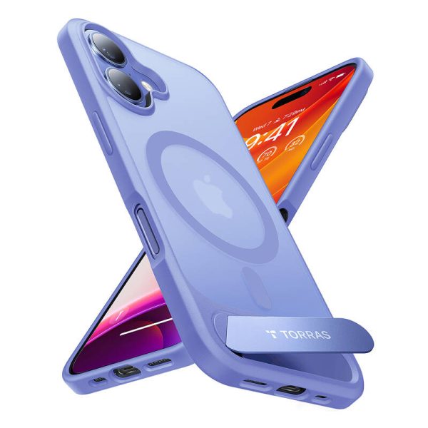 Torras Pstand Series Case for iPhone 16 (Blue) — изображение 4
