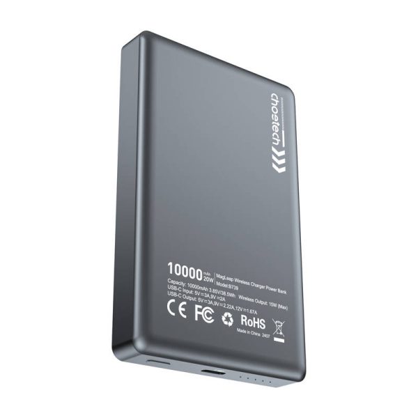Choetech powerbank B739 10000mAh 20W PD thin (black) - Image 2