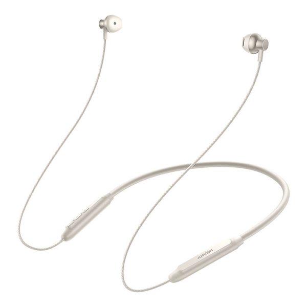 Joyroom JR-D8 wireless neckband headphones (cream white) - Image 3