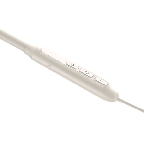 Joyroom JR-D8 wireless neckband headphones (cream white) - Image 6