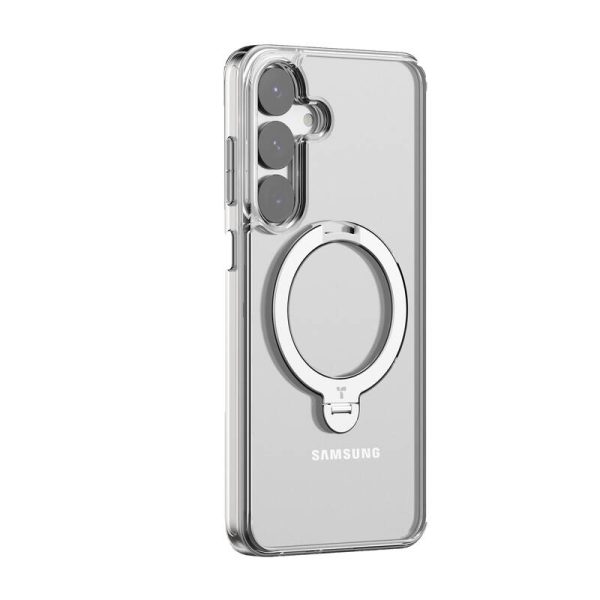 Torras Ostand Spin Series phone case for Samsung S25 (transparent) - Image 3