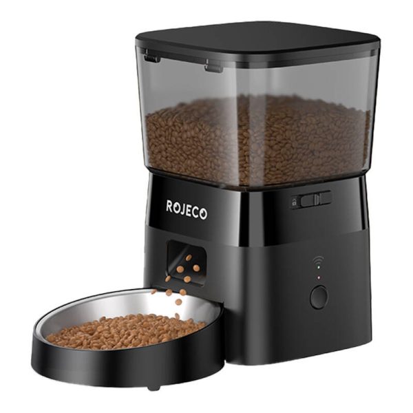 Rojeco 2L Automatic Pet Feeder WiFi Version (black) - Image 2