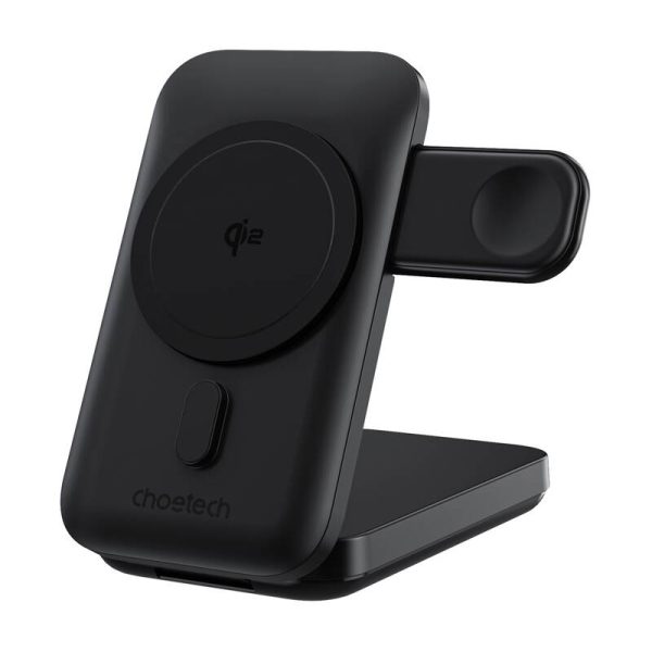 3in1 Mag Charger Holder Choetech B750 10000mAh Qi2 (Black) - Image 3