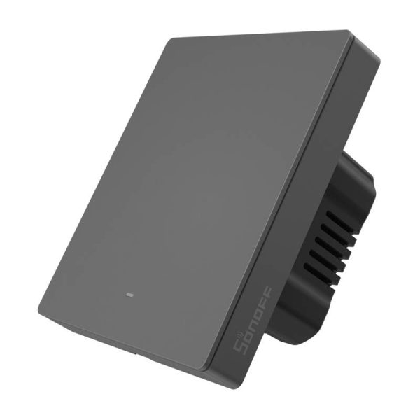 Smart WiFi wall switch SONOFF M5-1C-80 (1-channel, for frame, graphite) - Image 5
