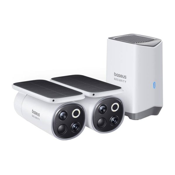 Baseus S1 Pro 3K Dual outdoor camera (white) - Image 2