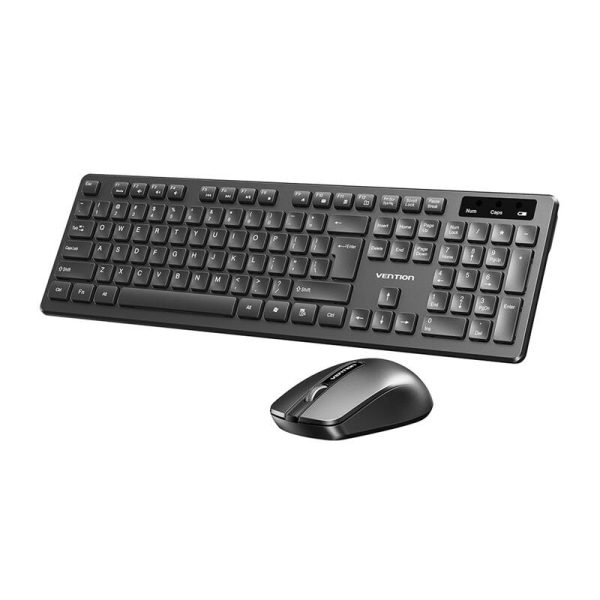 VENTION KTDB0-EN Wireless Keyboard and Mouse Set (Black) - Image 2