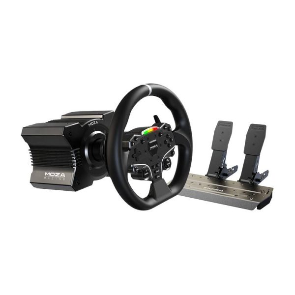 Gaming set - R5 base + ES steering wheel + SRP-Lite pedals + clamps Moza Racing R5 RS20 (PC) - Image 4