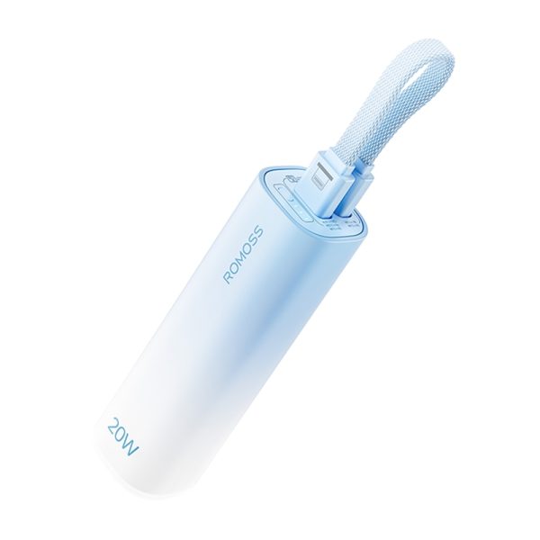 Romoss Mini Powerbank PSC05C 5000mAh 10.5W (blue) - Image 3