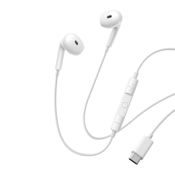 Baseus Encok CZ19 Wired In-Ear Headphones White - Image 2