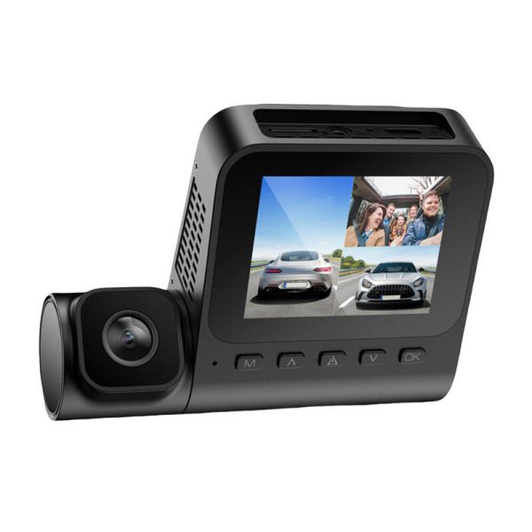 1080p front camera, 1080p indoor camera and VGA rear camera Azdome V600-3CH, G-sensor - Image 3