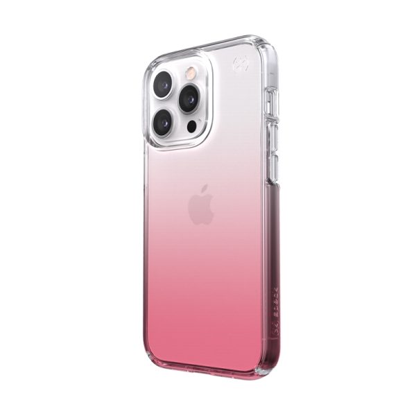 Speck Presidio Perfect-Clear + Ombre - Case for iPhone 13 Pro with MICROBAN coating (Clear/Vintage Rose) — изображение 2