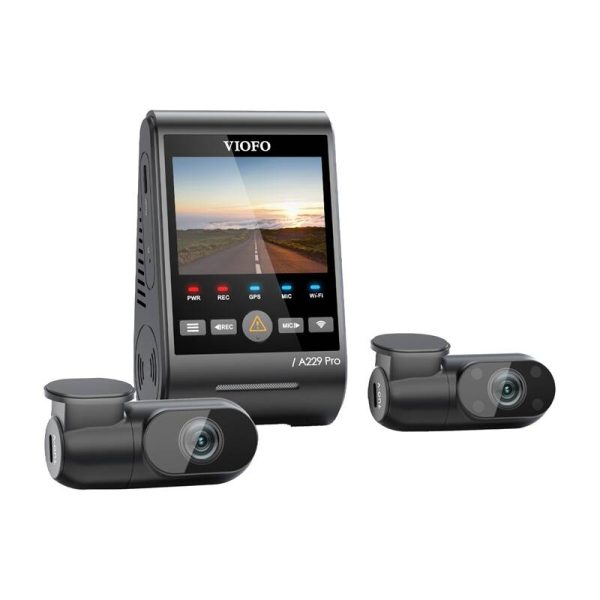 VIOFO A229 PRO 3CH 4K + 2K + 1080P WiFi, GPS - Image 2