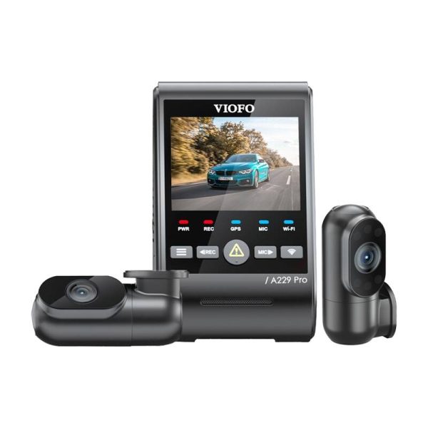 VIOFO A229 PRO 3CH 4K + 2K + 1080P WiFi, GPS - Image 4