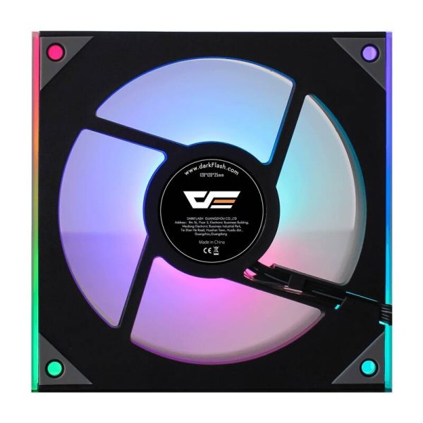 Darkflash DM8 ARGB Cooling Fan (Black) - Image 2