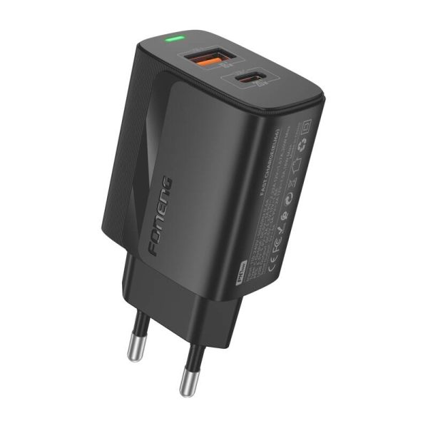 Foneng EU66 A+C 2 Charger Black - Image 2