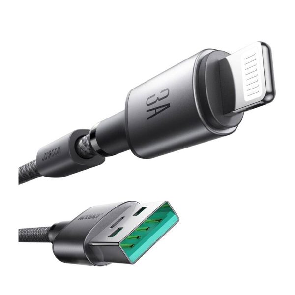 Joyroom S-A50 Unlimited 3A USB - Lightning cable 1.2m gray - Image 4