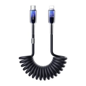 Cable USB-C Lightning Joyroom S-A43 30W 1,5m czarny