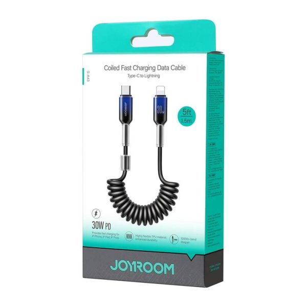 Cable USB-C Lightning Joyroom S-A43 30W 1,5m czarny - Image 2