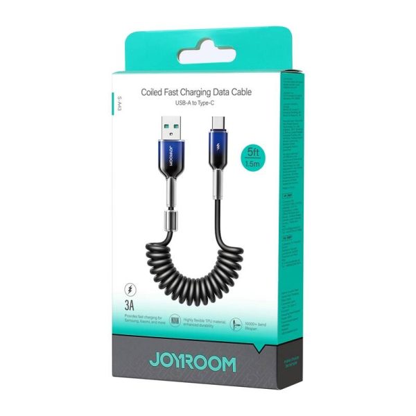 Joyroom S-A51 60W USB-A USB-C cable 1.5m black - Image 2