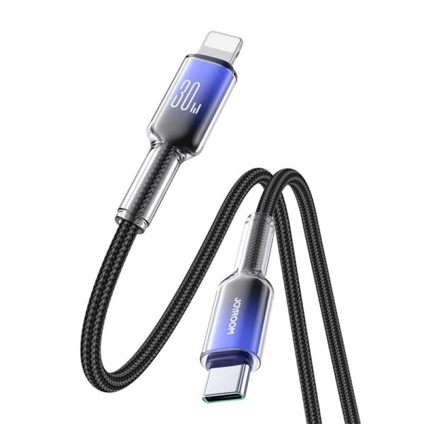 Cable USB-C Lightning Joyroom S-A42 30W 1.2m czarny - Image 2
