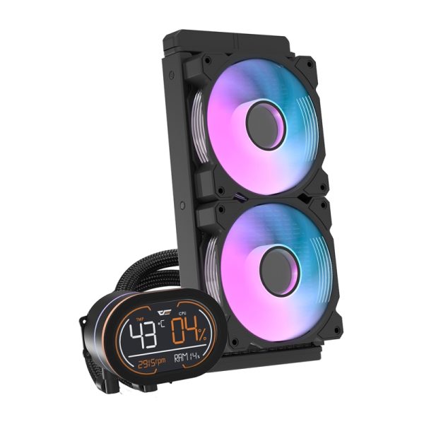 Darkflash DH240D CPU water cooler (black) - Image 4
