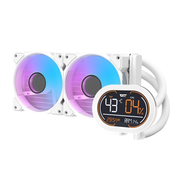 Darkflash DH240D CPU water cooler (white) - Image 2