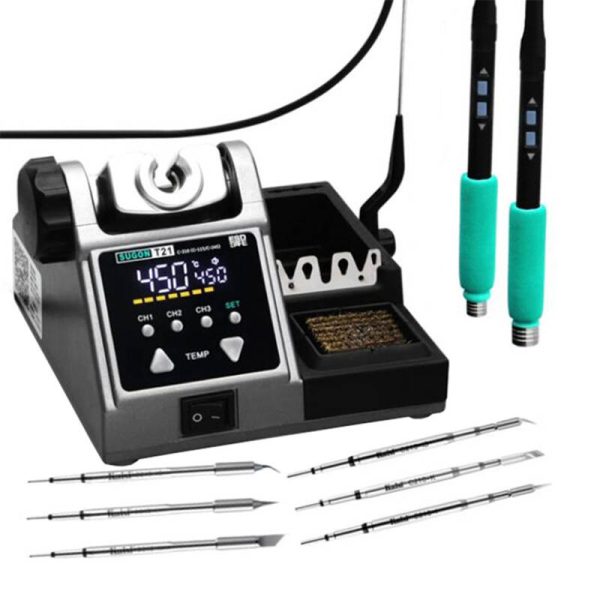 SUGON T21 soldering station + C210 / C245 soldering tips - Image 6