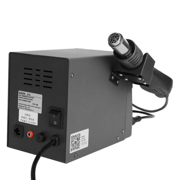 SUGON 212 Hot Air Soldering Station + T12 Cob Soldering Machine - Image 4