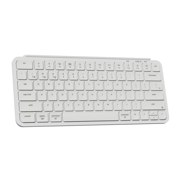 Ultra Slim Keychron B1 Pro 2.4G Wireless Keyboard (White) [B1P-K8]. - Image 2