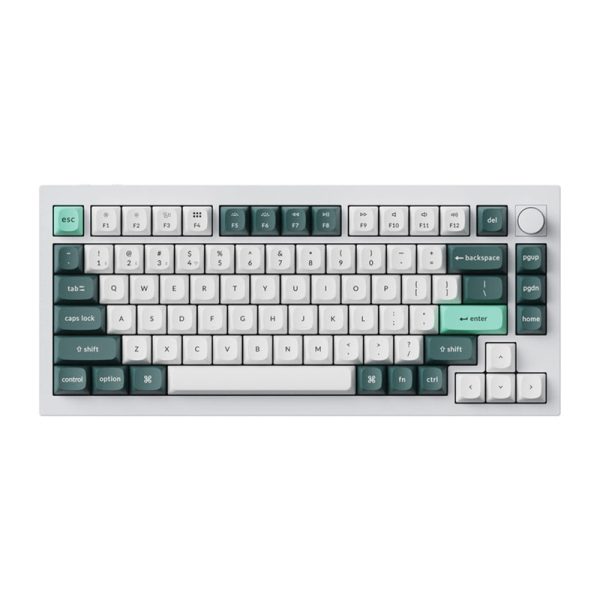 Keychron Q1 HE Wireless Keyboard RGB Nebula Magnetic Switch (White) [Q1H-P1].