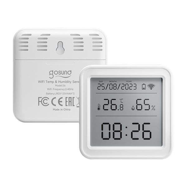 Zigbee Gosund ST17 LCD smart temperature and humidity sensor Tuya - Image 5
