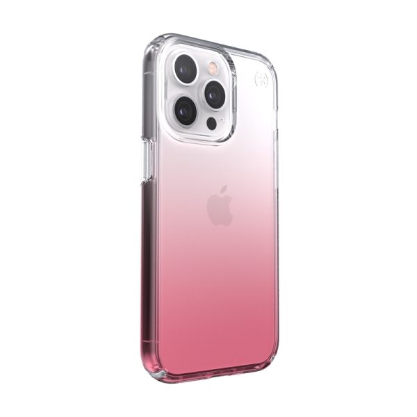 Speck Presidio Perfect-Clear + Ombre - Case for iPhone 13 Pro with MICROBAN coating (Clear/Vintage Rose) — изображение 3