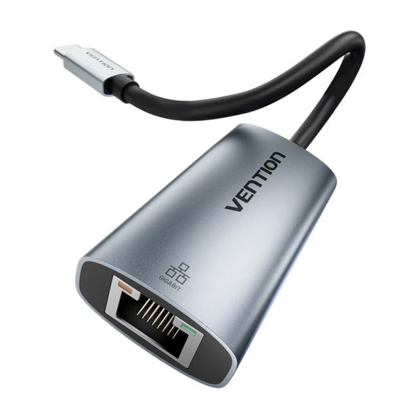 Adapter Vention USB-C do Gigabit Ethernet 0.15m - Image 2