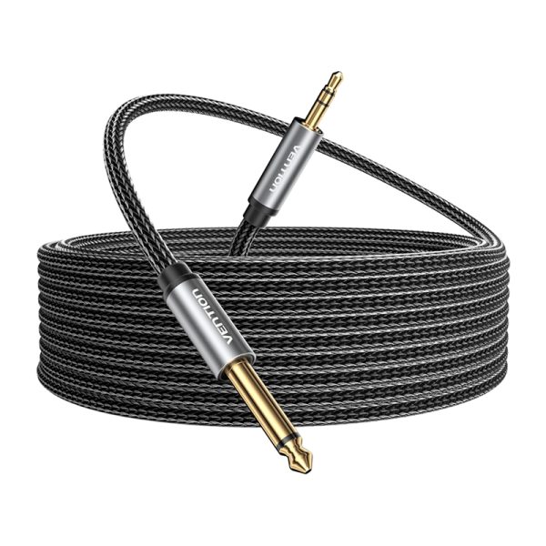 Audio cable mini jack 3.5mm male to jack 6.35mm male Vention BCYHL 10m