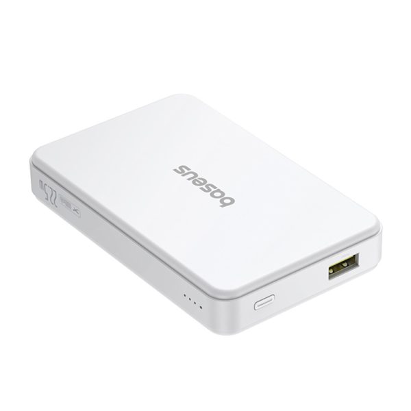 Baseus Airpow2 Qi2 magnetic powerbank 10000mAh 22.5W (white) - Image 2