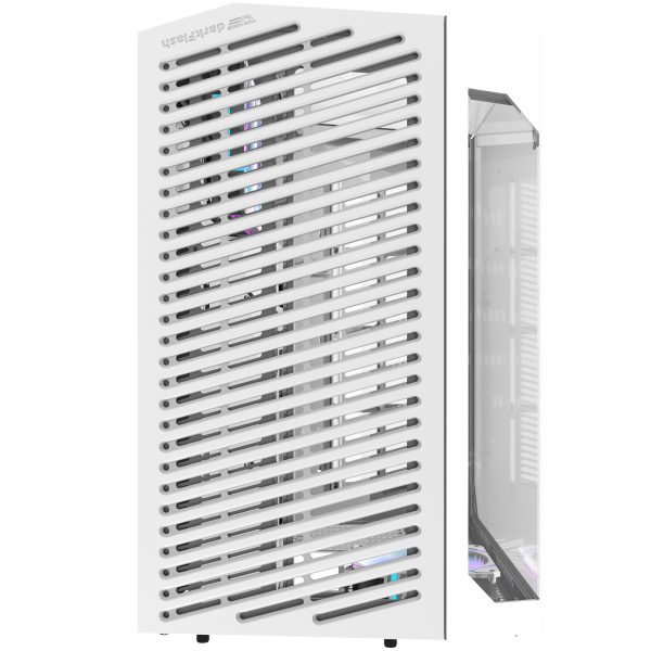 Darkflash DY470 computer case (white) + 4 fans + GPU bracket - Image 6