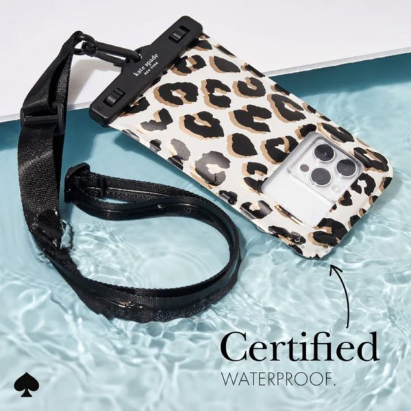 Kate Spade New York Waterproof Floating Pouch - Waterproof case for smartphones up to 6.7" (City Leopard) - Image 5