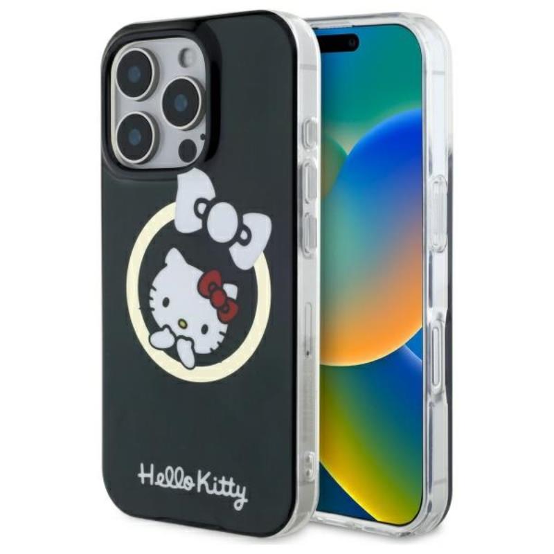 Hello Kitty IML Fun Bow MagSafe - Case for iPhone 16 Pro Max (black)